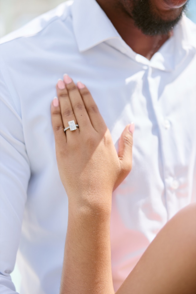 Chithma's engagement ring
